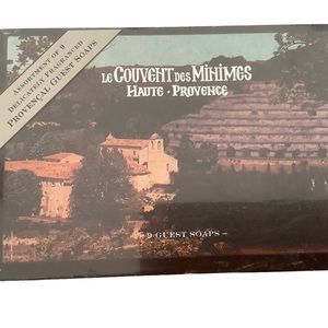Le couvent des minimes haute Provence set 9 guest soap bars new sealed wood box